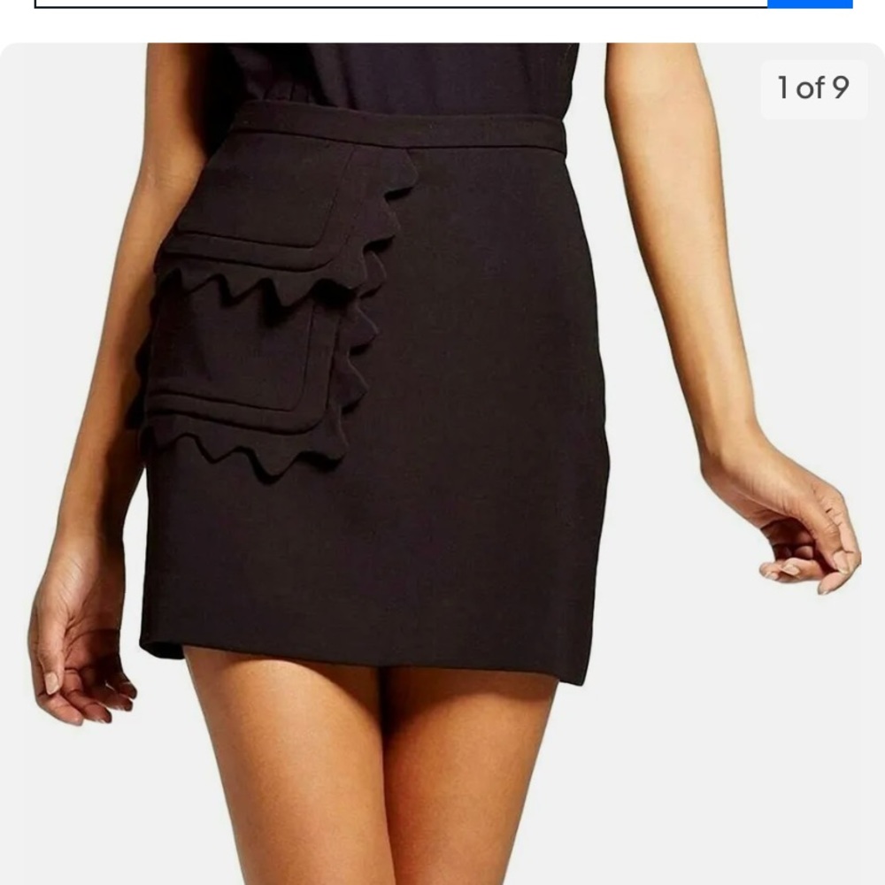 Plus Sized Victoria Beckham Mini Skirt